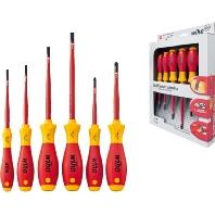 Wiha - Schroevendraaierset Softfinish® Electric Slimfix - Sleufkop + Pozidriv - 6 St. - 3201zk6 Wiha - Schroevendraaierset Softfinish® Electric Slimfix - Sleufkop + Pozidriv - 6 St. - 3201zk6