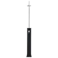 Solardouche 20 L 214 cm zwart - thumbnail