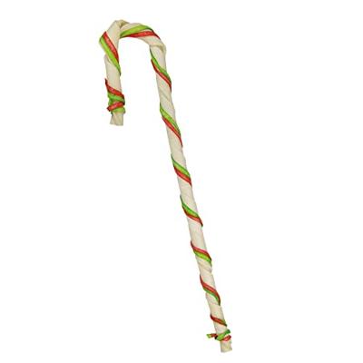 16 stuks runderhuid kerststokken fijne kauwstokken van heerlijke runderhuid