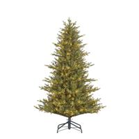 Kunstkerstboom Meran groen H215 x dia. 137 cm met 384 LED warm wit Black Box - Black box - thumbnail