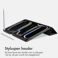 Accezz Smart Silicone Bookcase voor Apple iPad Pro 13 (2024) M4 Tablethoesje Zwart - thumbnail