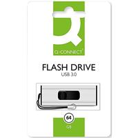 Q-CONNECT USB stick 3.0, zilver, 64 GB - thumbnail