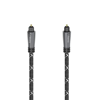 Hama optische audiokabel odt-stekker (toslink) metaal 1,5 m - thumbnail