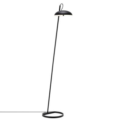 Zwarte vloerlamp met G9 fitting schakelaar "Versale" DFTP