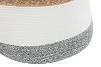 Decoratieve Mand DKD Home Decor Wit Natuurlijke Vezel 36 x 36 x 52 cm - thumbnail