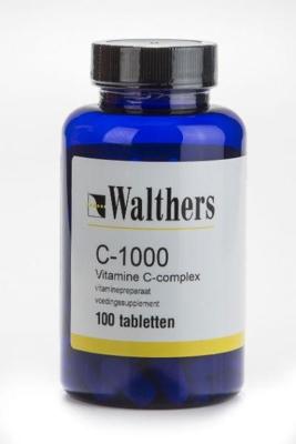 Walthers Vitamine C 1000 mg bioflav/rozenbottel 100 Tabletten