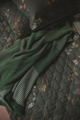 Pip Studio Plaid Blockstripe Throw Groen