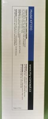 Concept KF-1310 Krultang 400 W Paars, Wit