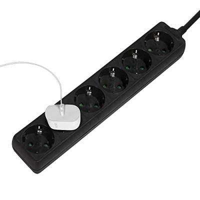 LogiLink LPS238B power uitbreiding 1,5 m 6 AC-uitgang(en) Binnen Zwart - thumbnail