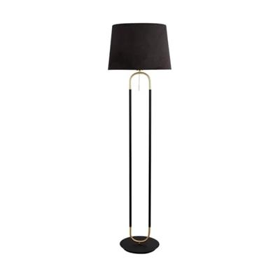 Searchlight VloerlampJazz 161cm zwart met goud - EU41432SB