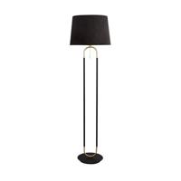 Searchlight VloerlampJazz 161cm zwart met goud - EU41432SB - thumbnail