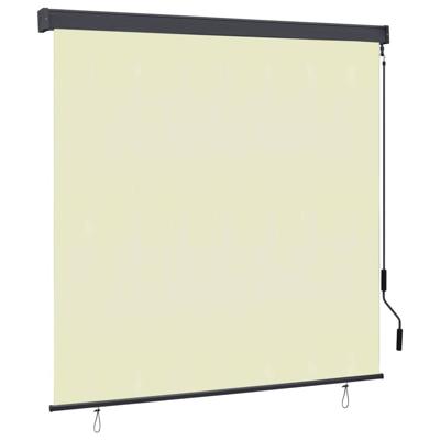 VidaXL Rolgordijn voor buiten 160x250 cm crème