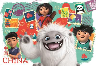 Clementoni legpuzzel Abominable junior karton 104 stukjes Clementoni legpuzzel Abominable junior karton 104 stukjes