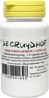 Cruydhof Fosfatidylserine 200mg 30 Tabletten