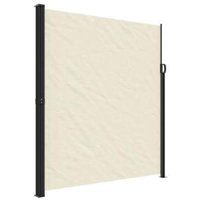 VidaXL Windscherm uittrekbaar 220x600 cm crèmekleurig