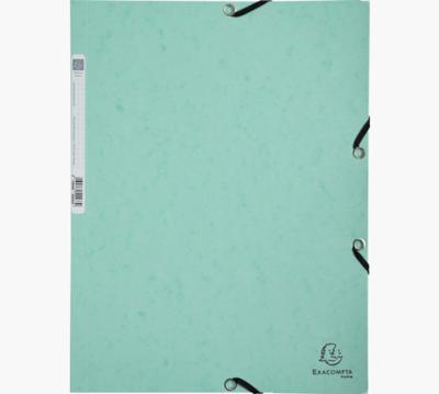 Exacompta Aquarel elastomap uit glanskarton, ft A4, met 3 kleppen en elastiek, in geassorteerde kleuren Exacompta Aquarel elastomap uit glanskarton, ft A4, met 3 kleppen en elastiek, in geassorteerde kleuren