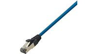 LogiLink CQ8066S RJ45 Netwerkkabel, patchkabel CAT 8.1 S/FTP 3.00 m Blauw Halogeenvrij 1 stuk(s) - thumbnail