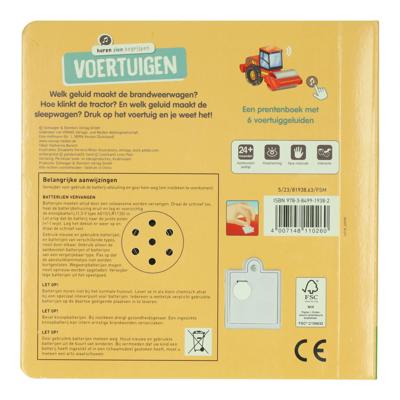 Wins Holland Geluidenboek voertuigen 6 geluiden