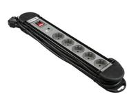 VB 61080 tafelcontactdoos pro 5-voudig + ra 3m + schakelaar - thumbnail