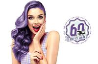 Hairgum Semi Permanent Color Sixty's Color Plum 60ml - thumbnail