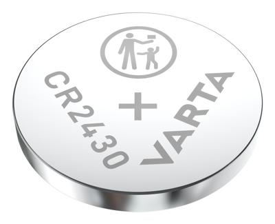 Varta Knoopcel CR2430 3 V 1 stuk(s) 290 mAh Lithium LITHIUM Coin CR2430 Bli 1 Varta Knoopcel CR2430 3 V 1 stuk(s) 290 mAh Lithium LITHIUM Coin CR2430 Bli 1
