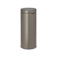Brabantia touch bin afvalemmer 30 liter platinum - thumbnail