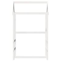 Kinderbedhuisje 118x70x176,5 cm massief grenenhout wit - thumbnail