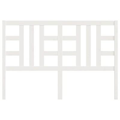 Hoofdbord 126x4x100 cm massief grenenhout wit Hoofdbord 126x4x100 cm massief grenenhout wit