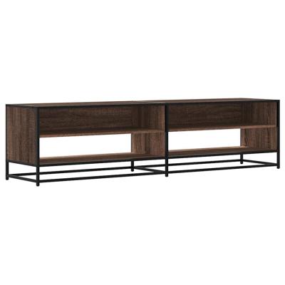 Tv-meubel 180,5x40x46 cm bewerkt hout bruin eikenkleurig