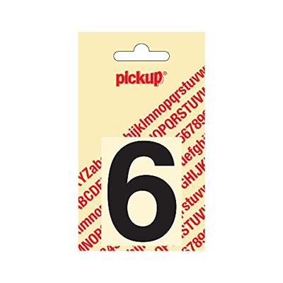 Plakcijfer Helvetica 60 mm wit 8