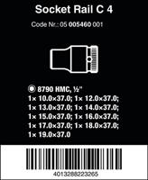 Wera Dop-magneetstrip C 4 Zyklop doppenset | 1/2"-aandrijving | 9-delig - 05005460001 - thumbnail