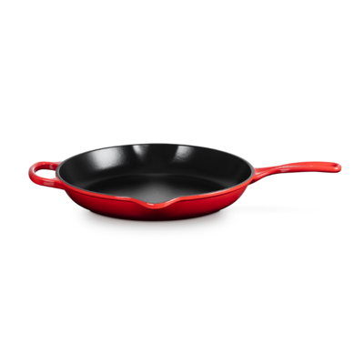 LE CREUSET - Signature - Skillet rond hoog 30cm Kersenrood
