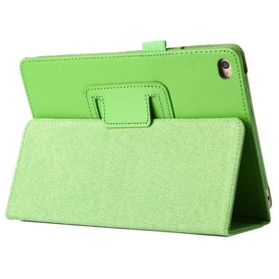 Litchi textuur horizontale Flip PU lederen beschermhoes met houder voor iPad mini 2019 (groen)