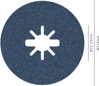 Bosch Accessoires X-LOCK Fiberschijf, 115mm, G 120, R574, Best for Metal - 1 stuk(s) - 2608619158 - thumbnail