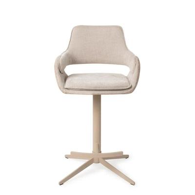 Jesper Home Barkruk 'Oketo' Draaibaar, kleur Driftwood Drive (zithoogte 65cm)