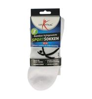 Lucovitaal Sportsokken Bamboe 39-42 Wit - thumbnail