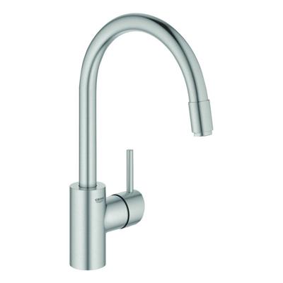 GROHE Concetto Keukenkraan - hoog - draaibare/uittrekbare uitloop - supersteel geborsteld 32663dc3 GROHE Concetto Keukenkraan - hoog - draaibare/uittrekbare uitloop - supersteel geborsteld 32663dc3