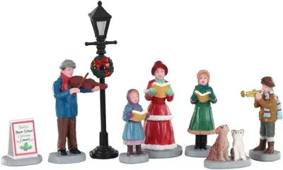Lemax baily's music school carolers s/8 kerstdorp figuur type 6 Caddington Village 2020