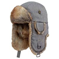 Barts Kamikaze Muts Grey Herringbone one size - thumbnail