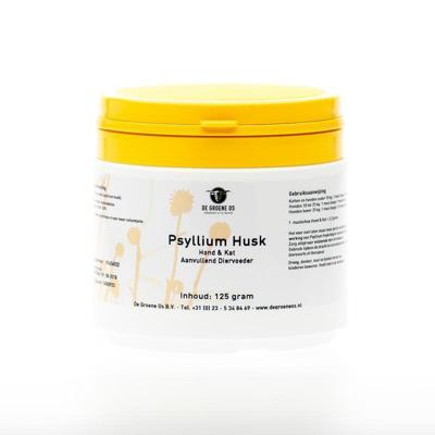 DE GROENE OS PSYLLIUM HUSK HOND / KAT 125 GR