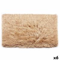 Tapijt Beige Katoen Polyester 50 x 2 x 80 cm (6 Stuks) - thumbnail