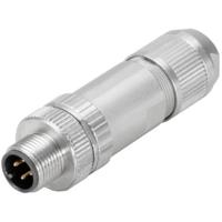 Weidmüller 2681520000 Sensor/actuator connector, niet geassembleerd M12 Aantal polen (sensoren): 4 Stekker, recht 1 stuk(s) - thumbnail