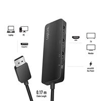 LogiLink CV0146 DisplayPort-splitter Zwart - thumbnail