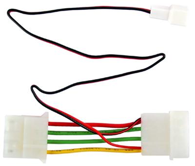 Revoltec adapterkabel 3 pins