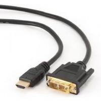 Adapter HDMI naar DVI GEMBIRD 5m, HDMI/DVI, M/M Zwart 5 m - thumbnail