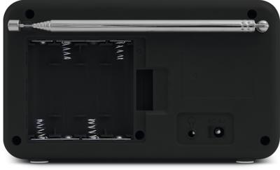 TechniSat 0000/3906 radio Draagbaar Digitaal Zwart, Wit