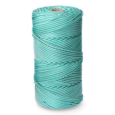 Veter, koord EDM 87914 Wit Groen Polypropyleen 5 mm x 200 m Gevlochten Veter, koord EDM 87914 Wit Groen Polypropyleen 5 mm x 200 m Gevlochten