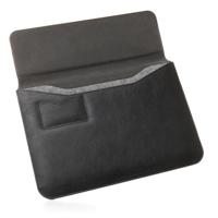 Woodcessories ECOPOUCH notebooktas 38,1 cm (15") Buidelzak Zwart, Walnoot - thumbnail