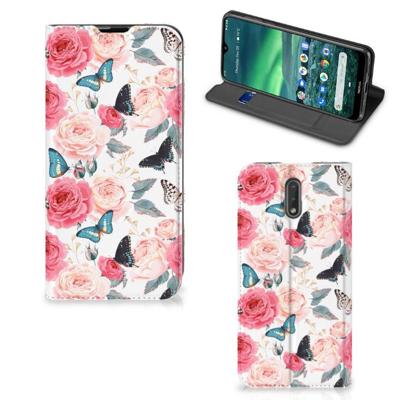 Nokia 2.3 Smart Cover Butterfly Roses Nokia 2.3 Smart Cover Butterfly Roses