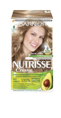 Garnier Nutrisse Crème Permanente Haarverf 8 Lichtblond
